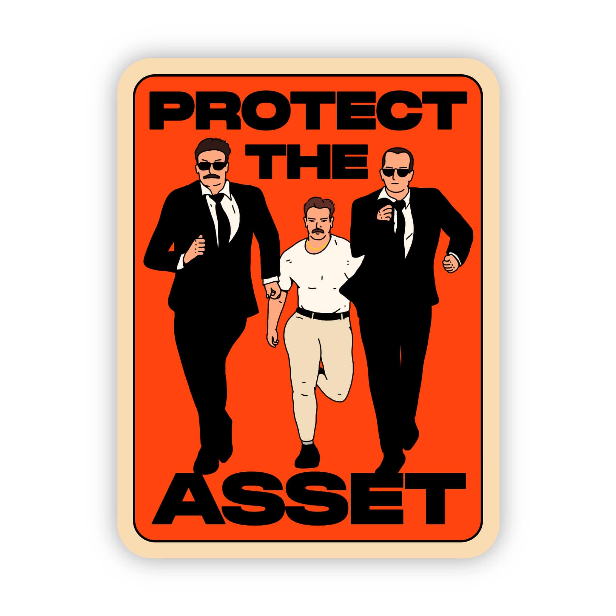  Protect the Asset Frankie Lapenna Sticker、mySite、ghnorth