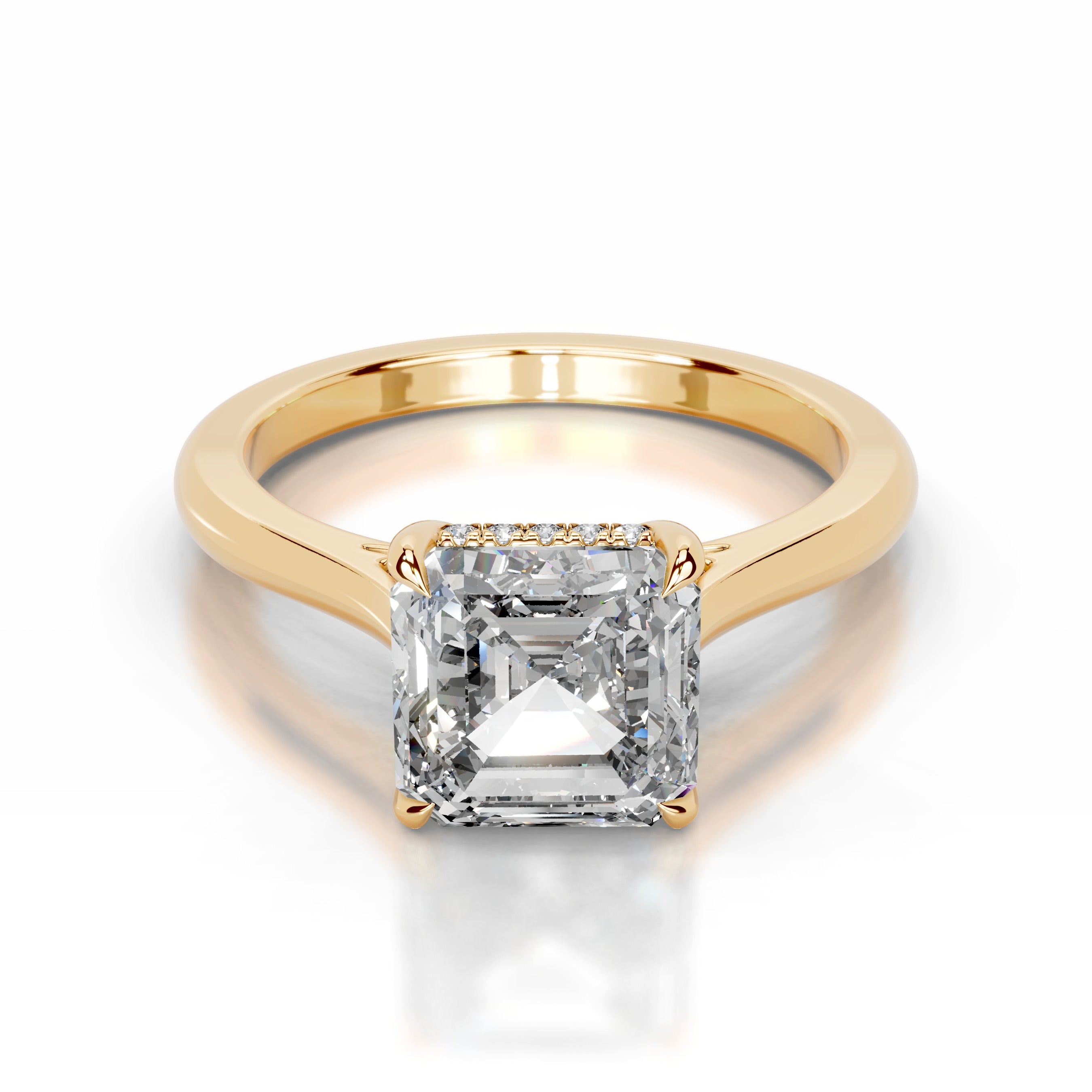 Hilda Lab Grown Diamond Ring - 18K Yellow Gold、mySite、hinf8tx79
