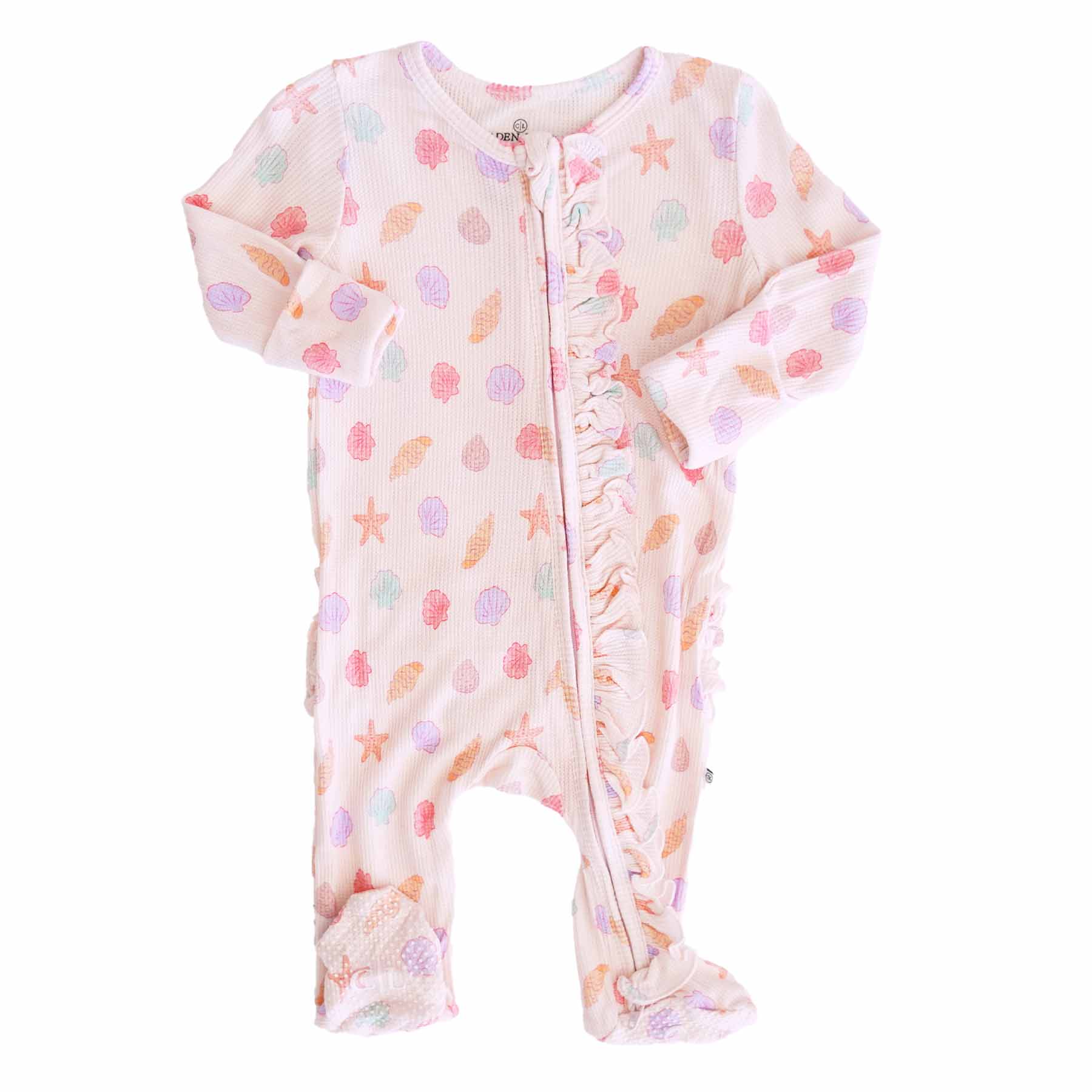 Girl Ruffle Zipper Footies | Best Sellers、mySite、layawaytickets
