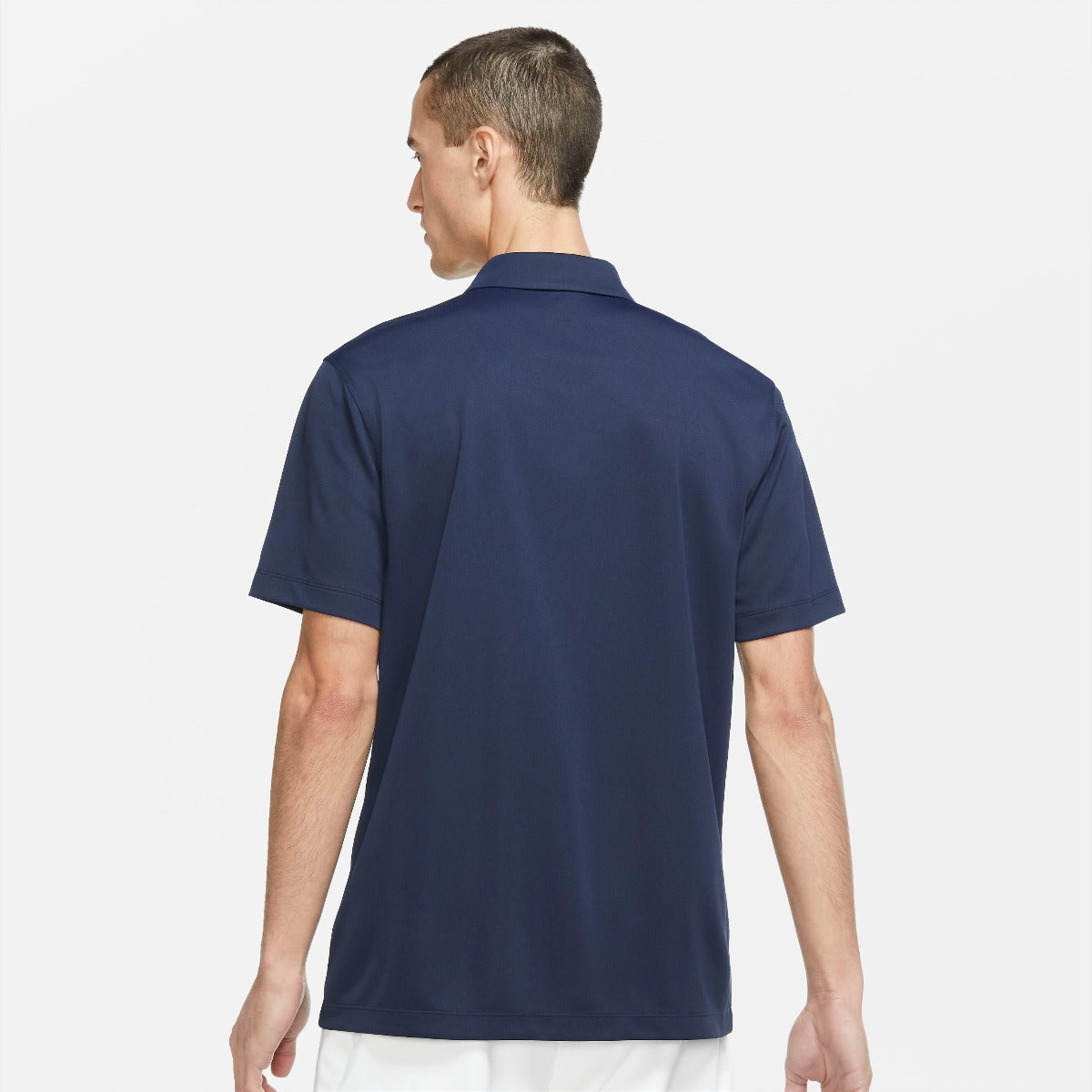 Nike Men's Dri-FIT Victory Solid Polo (Obsidian/White)