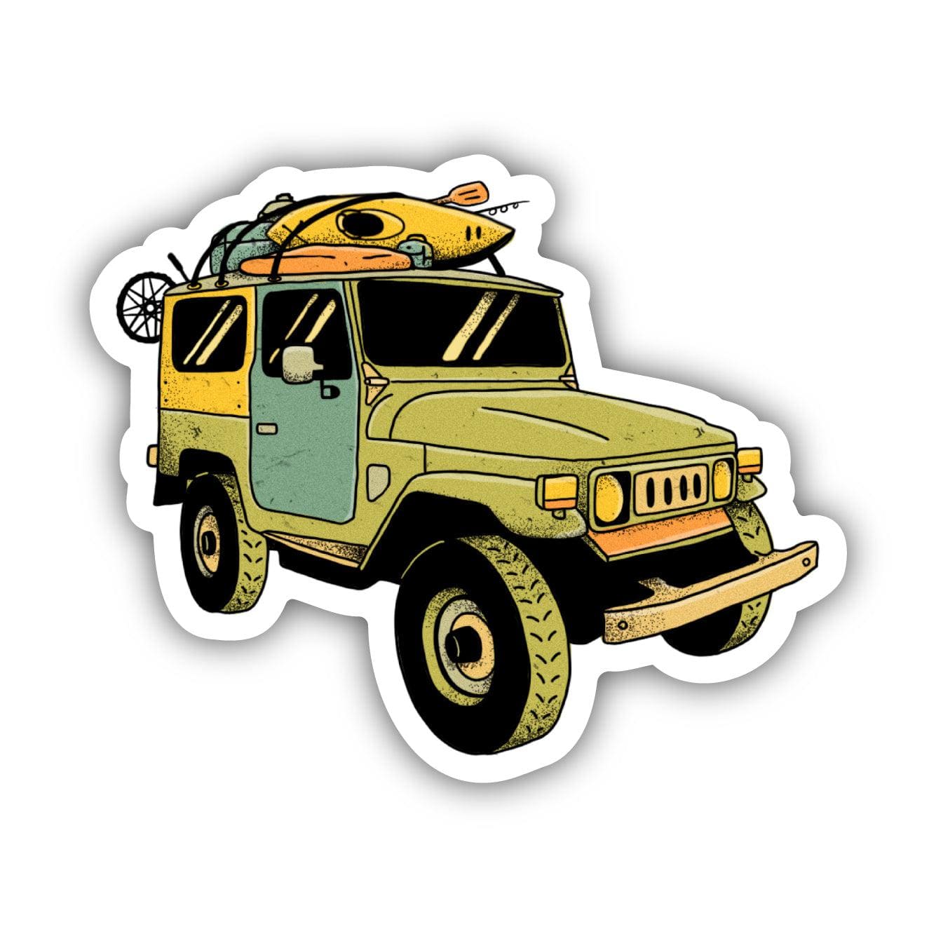  Camping Jeep Sticker、mySite、elrpsem3k