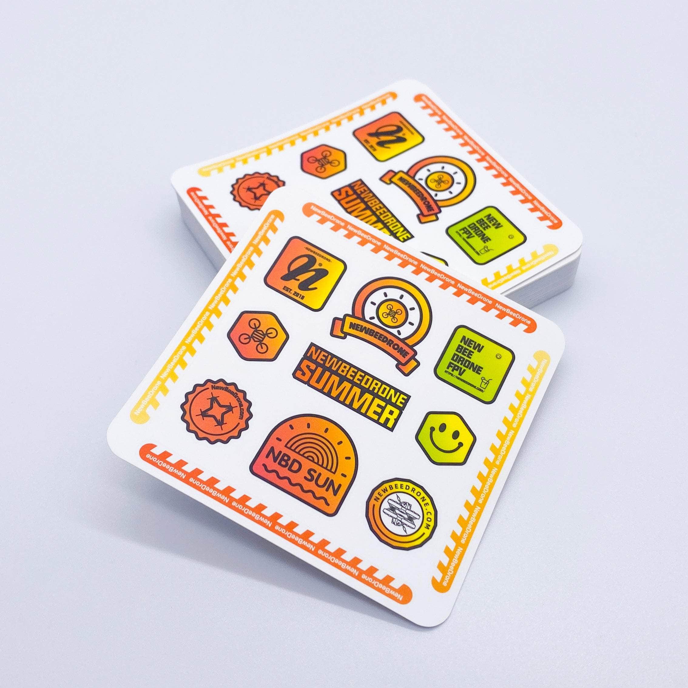  NewBeeDrone Summer Stickers 2022、mySite、merchandisen