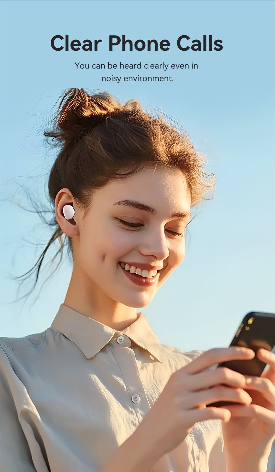 True Wireless Bluetooth Earbuds