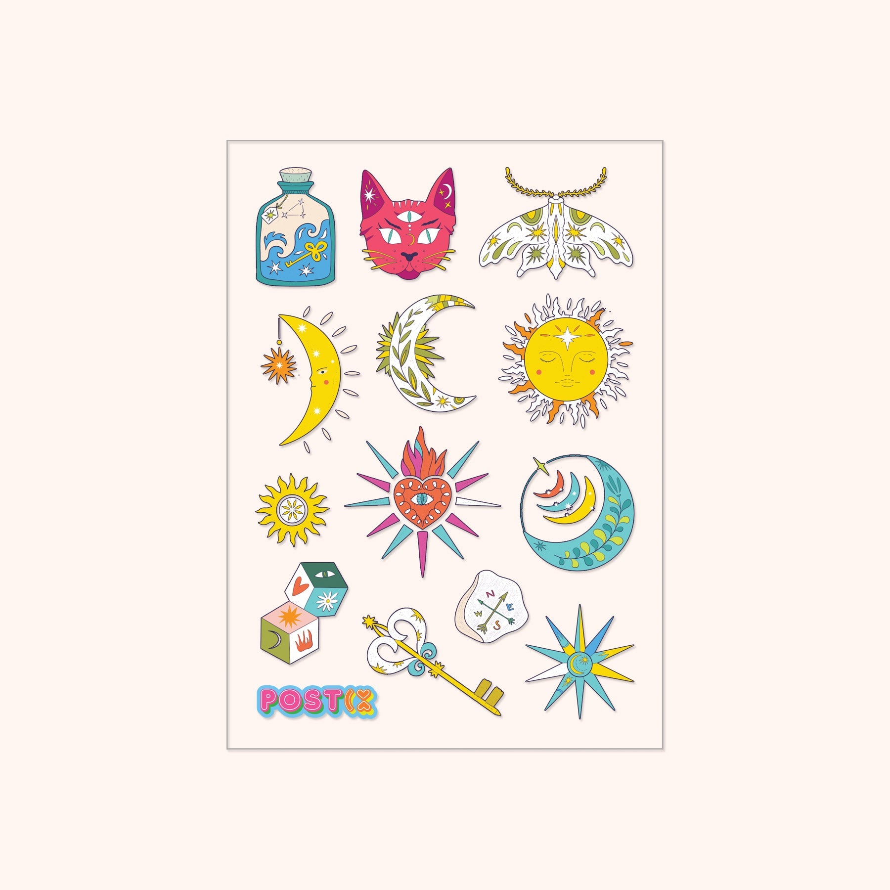  Creative Magic Transparent Sticker Sheet、mySite、ghnorth