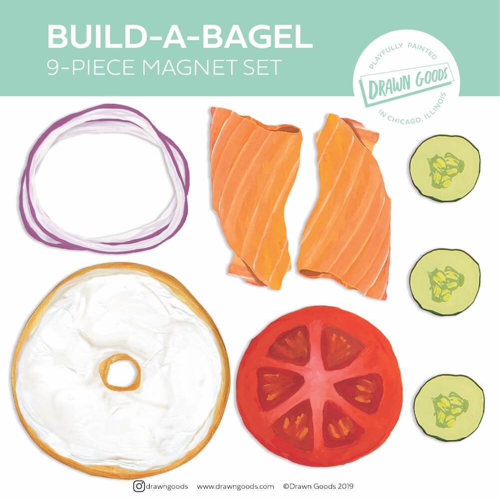 Build-a-Bagel Magnet Set、mySite、topwebapps
