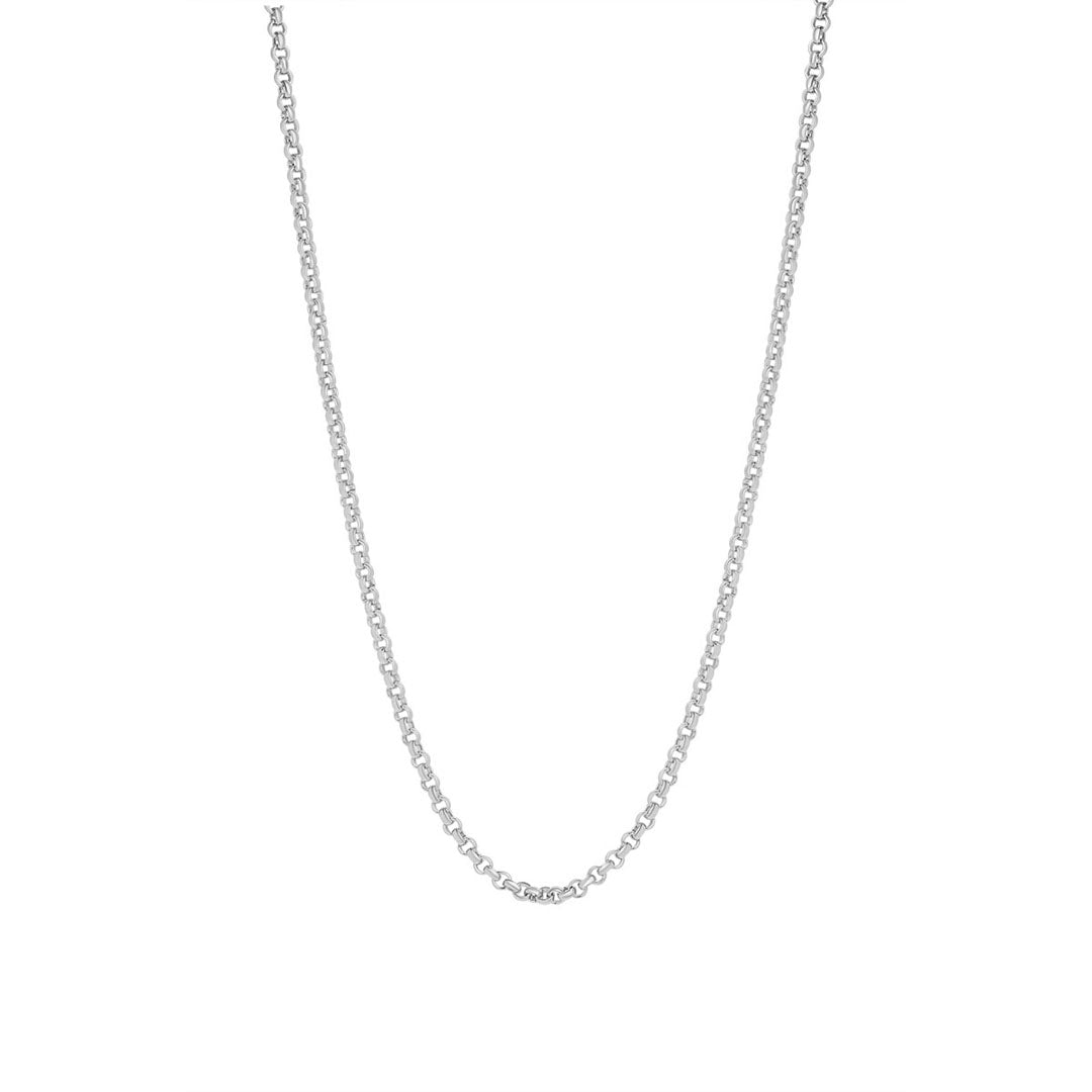  Sterling Silver 24-inch Heavy Belcher Chain