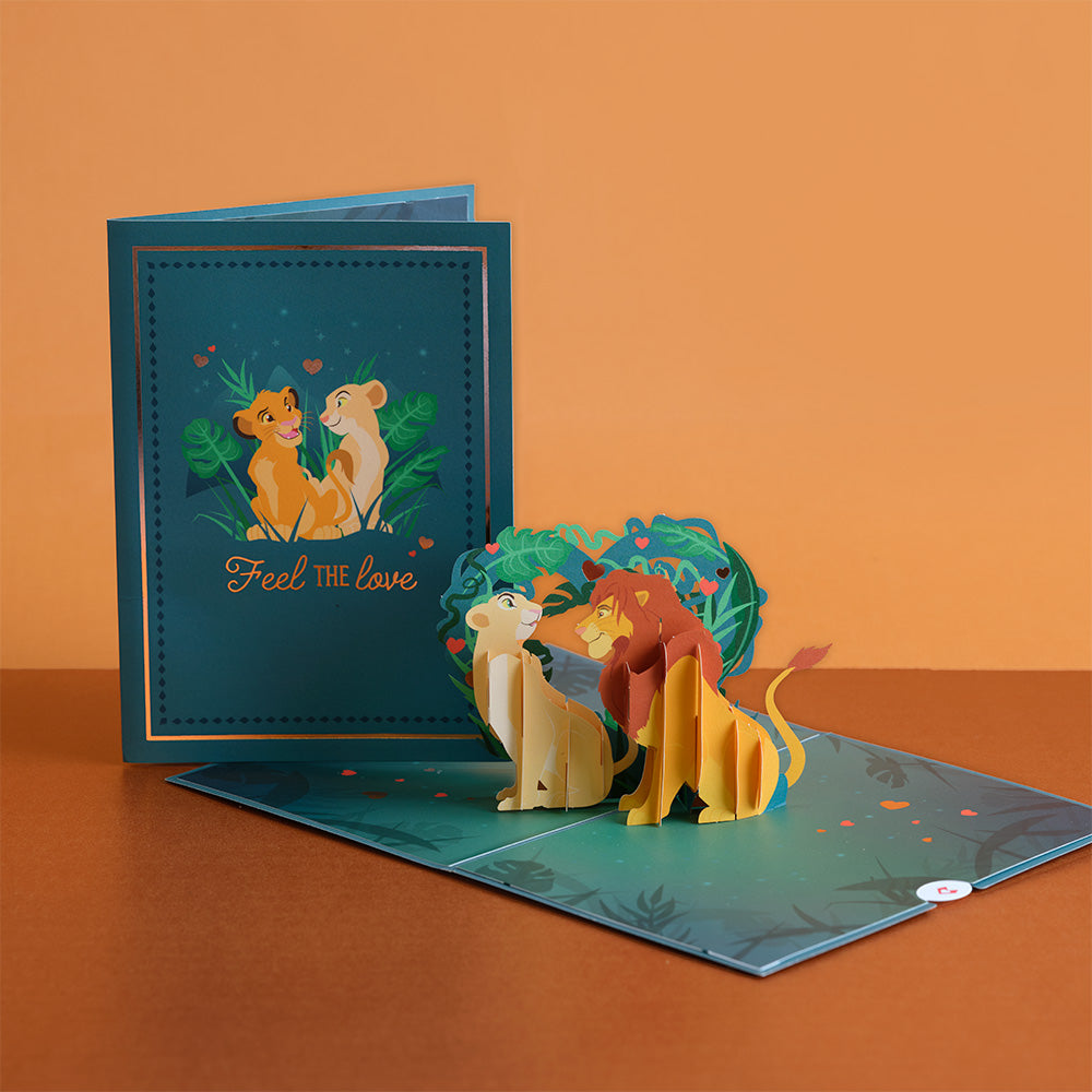 Disney's The Lion King Feel The Love Pop-Up Card、mySite、solidvoid