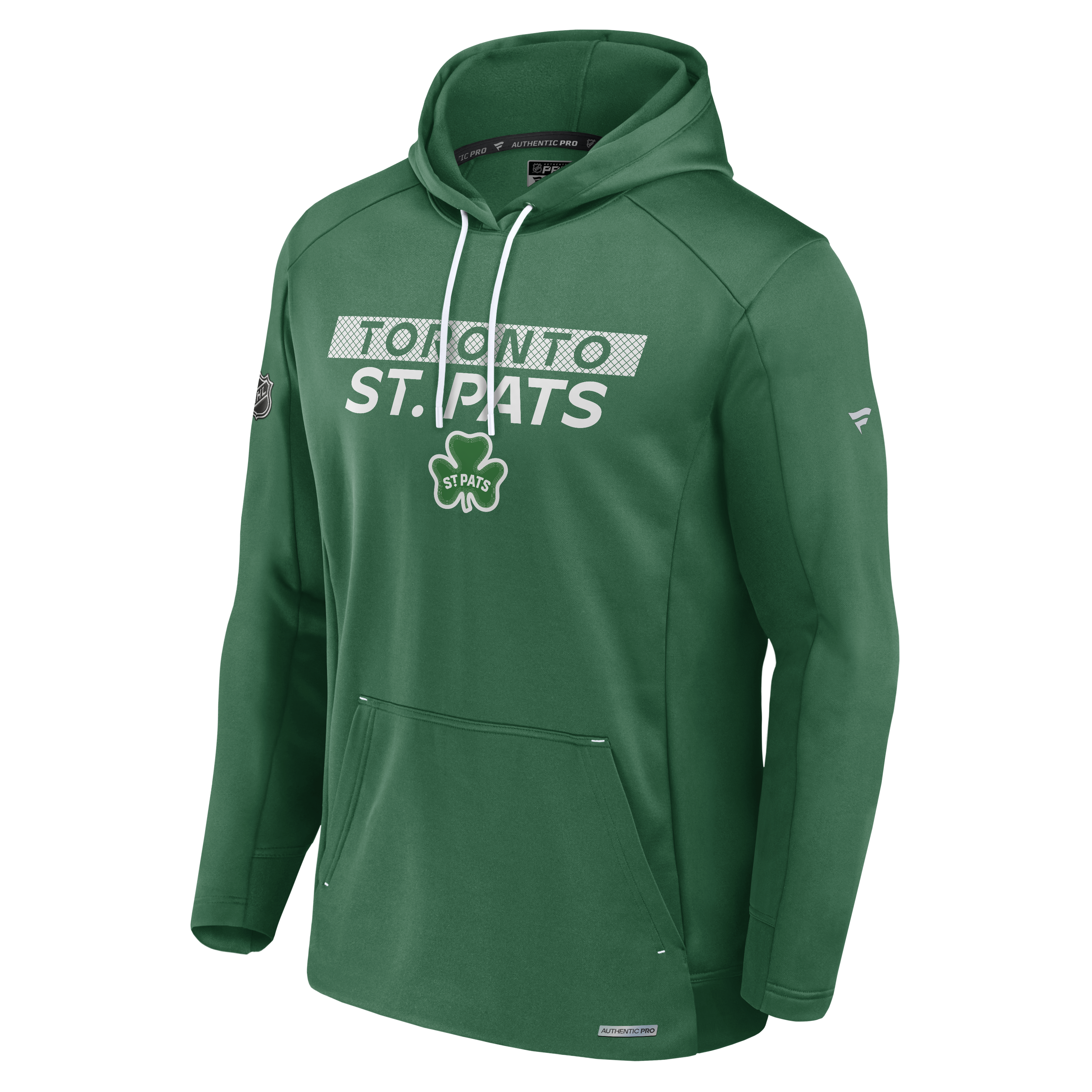 2025 Authentic Pro St Pats Wordmark Hoody、mySite、neckold