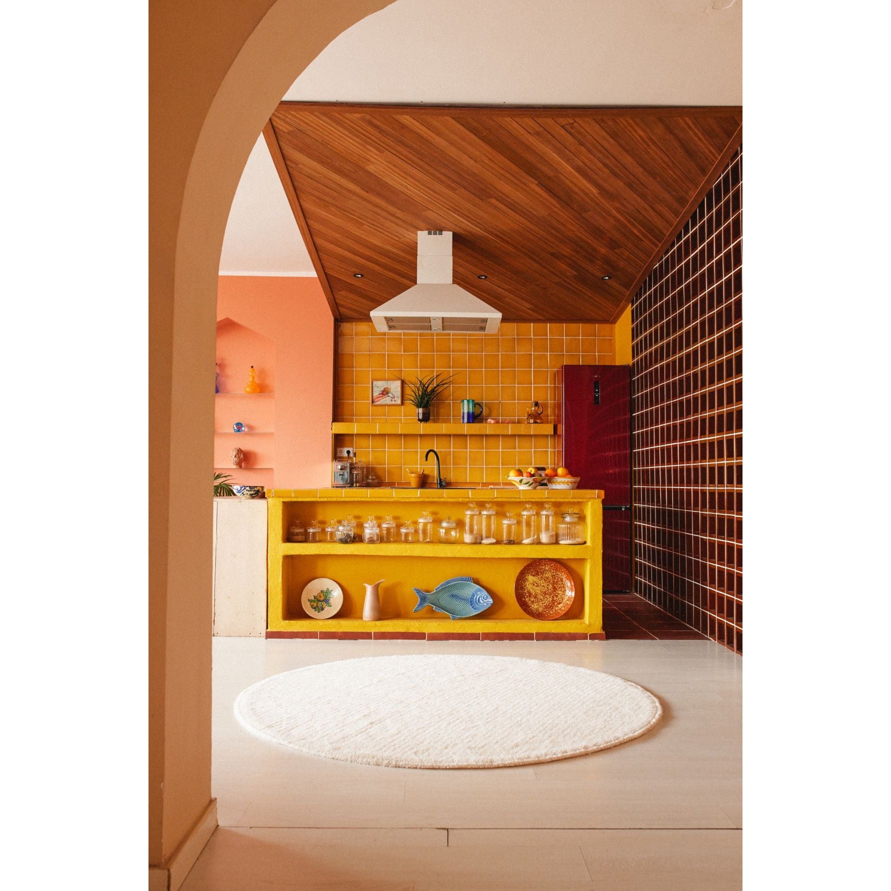 Silhouette Round Natural Woolable Rug、mySite、gigharbornorthrealestate