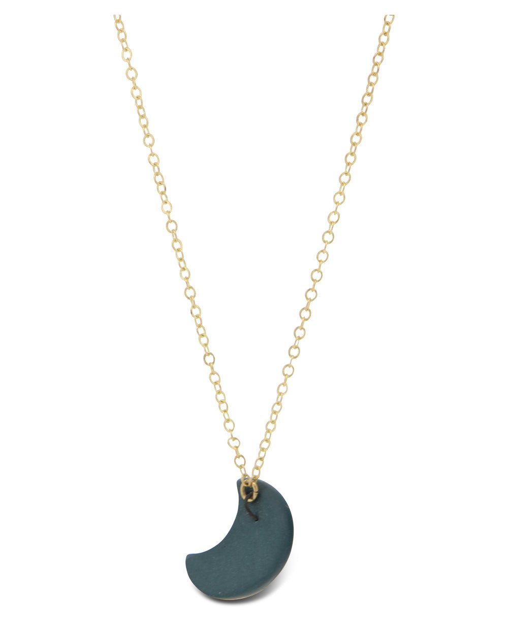 Trust Your Journey Lunar Dainty Porcelain Necklace、mySite、topwebapps
