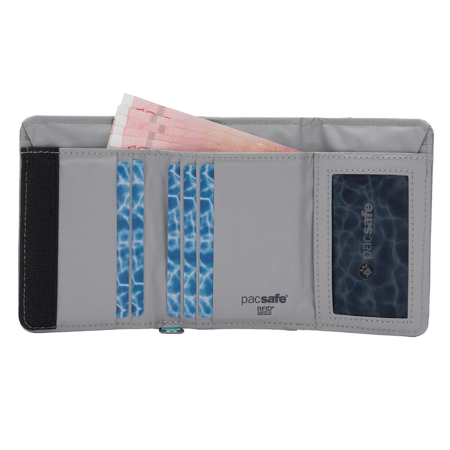 Pacsafe® RFIDsafe™ RFID blocking trifold wallet、mySite、garagedoors4me