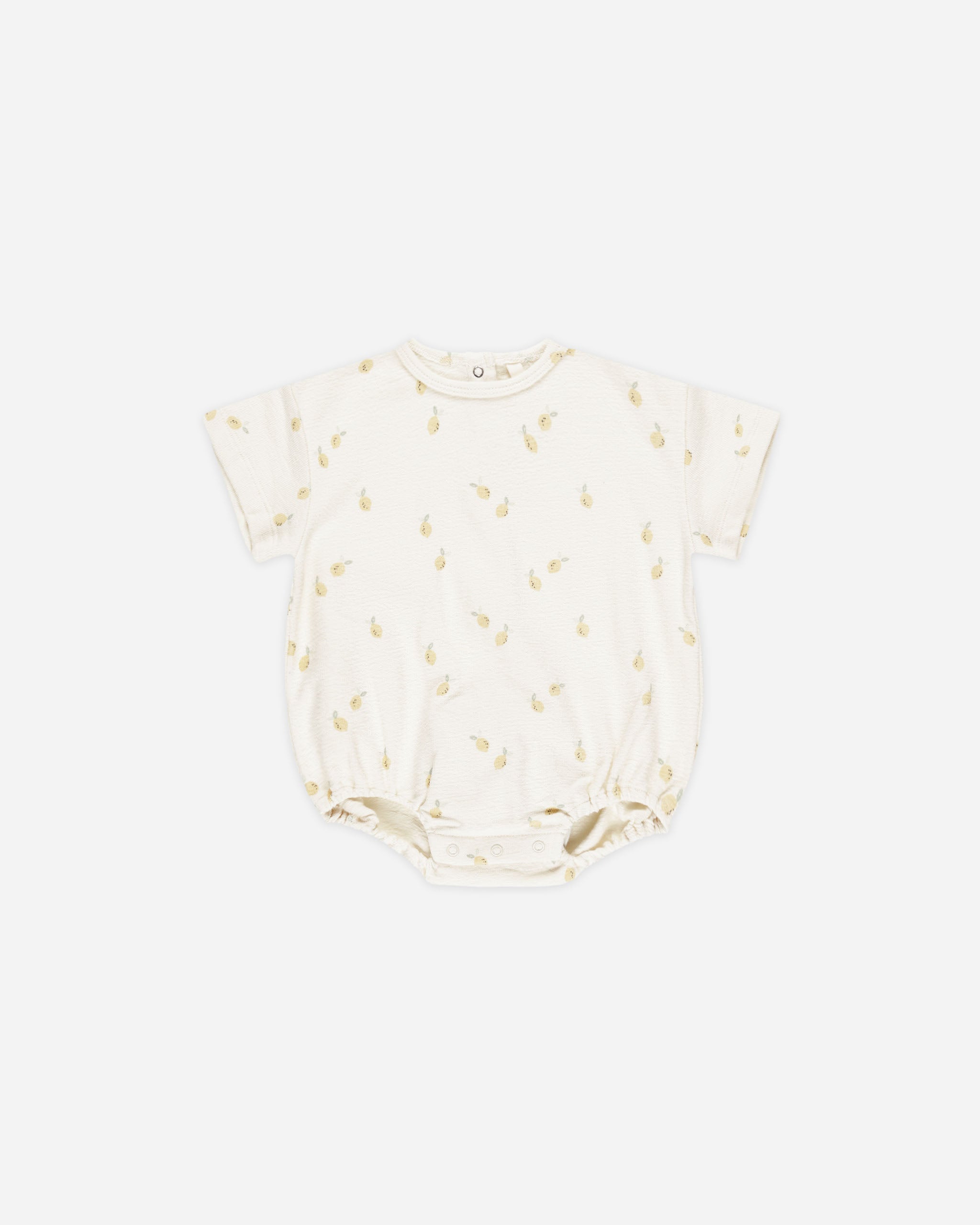  Relaxed Short Sleeve Bubble Romper || Lemons、mySite、layawaytickets