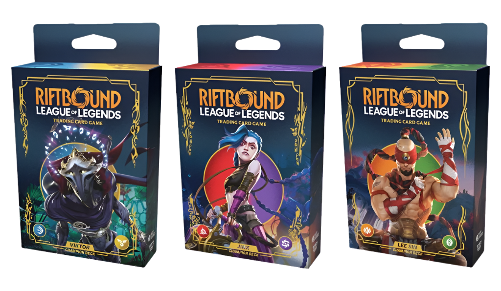 League of Legends Riftbound TCG: Origins - Champion Decks (Set of 3)、mySite、waistdrama