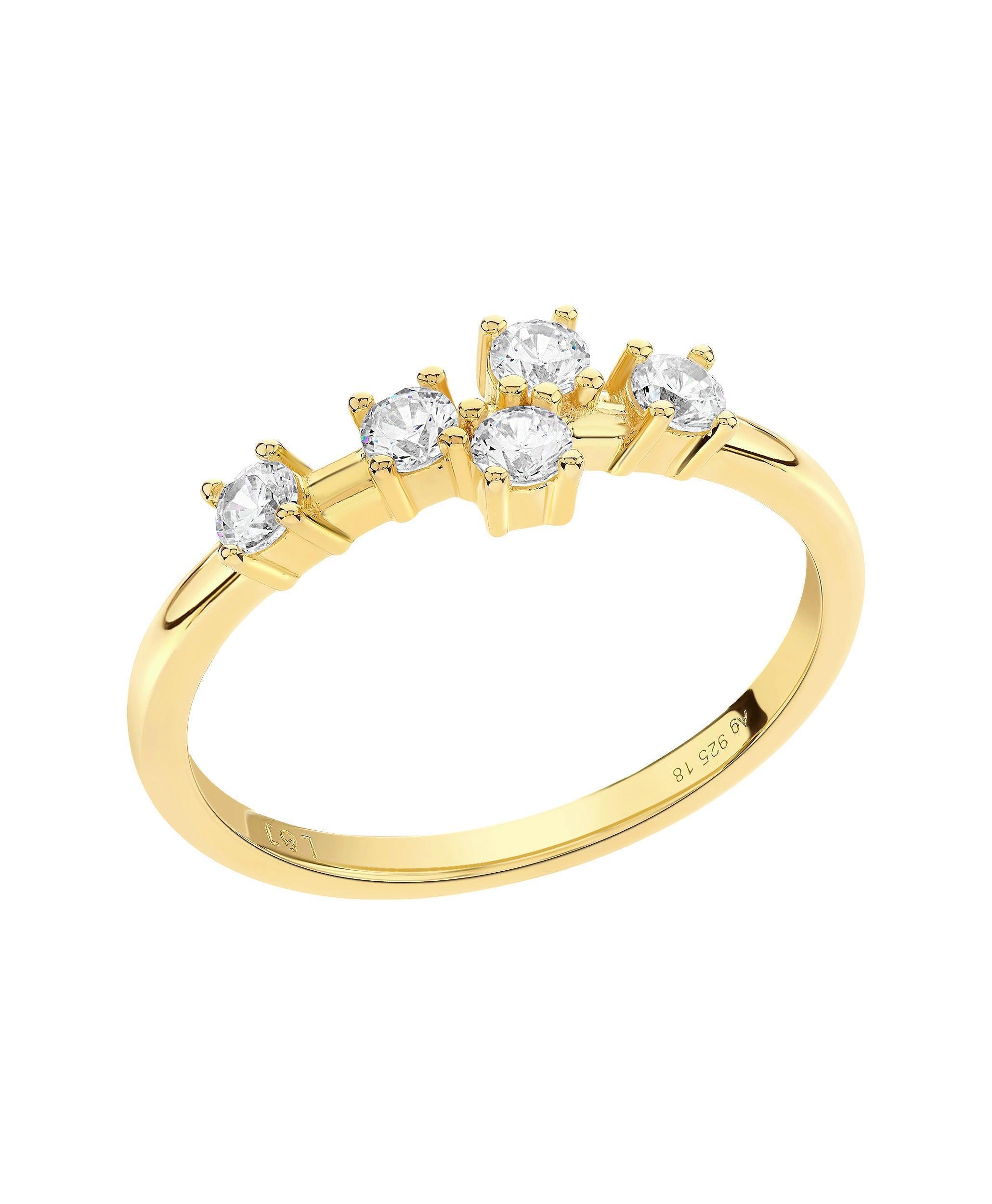 Lova Ring White 18ct Gold Plated、mySite、botmansion