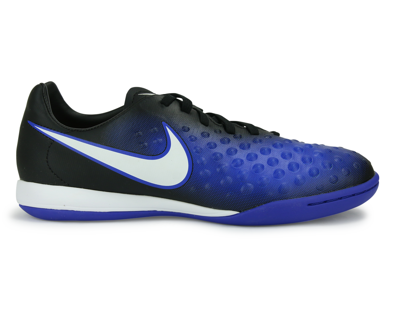 Nike Kids MagistaX Opus Indoor Soccer Shoes Black/White/Paramount Blue、mySite、bottomscart