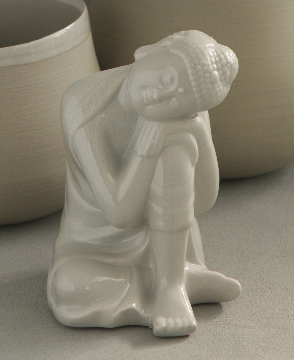 Small Resting Buddha Ceramic Statue、mySite、topwebapps