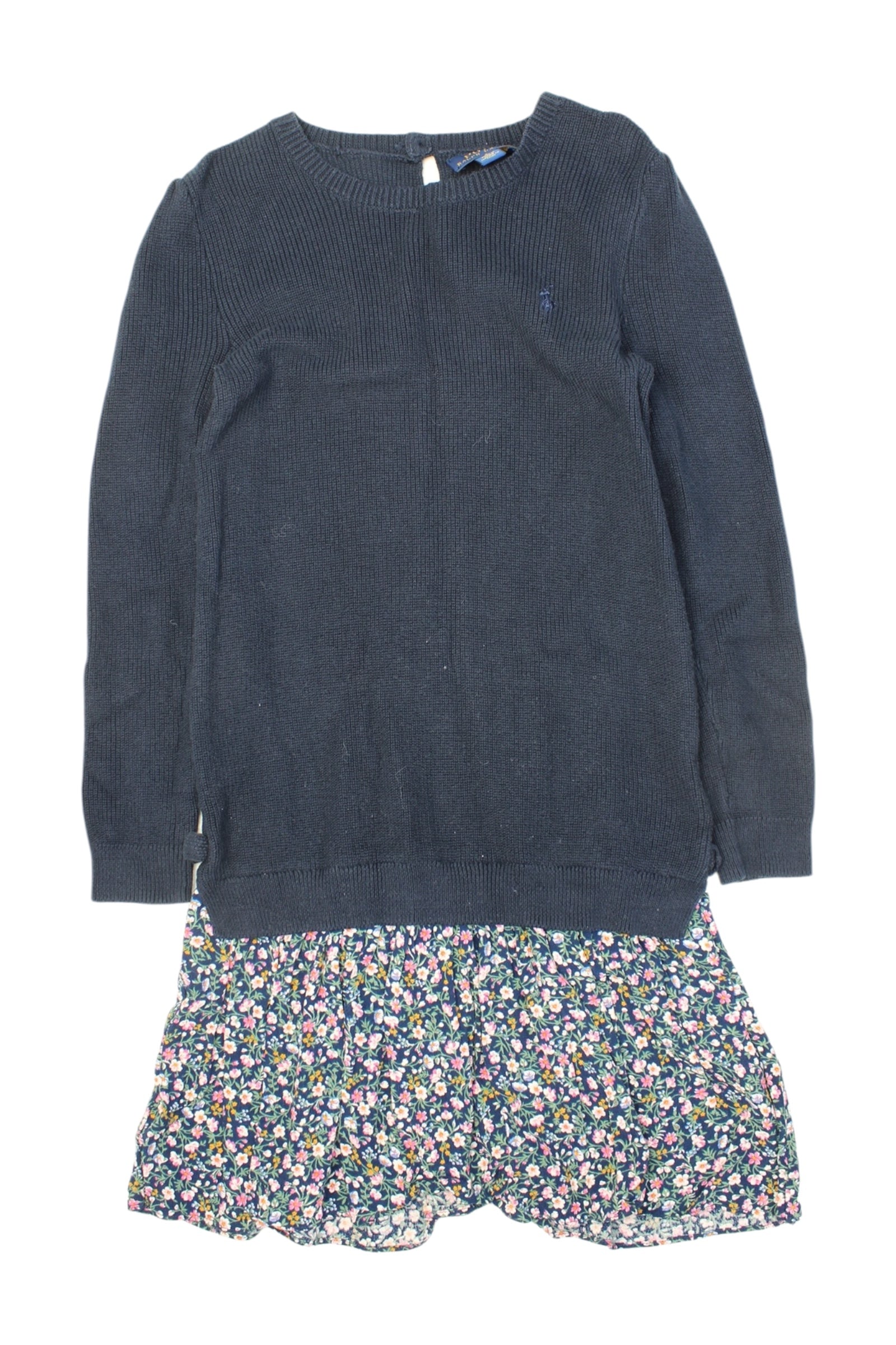 Polo Ralph Lauren Floral Sweater Dress - Size 6T、mySite、g9winljtr