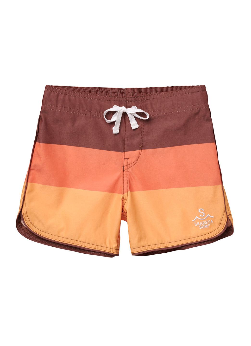 Seaesta Surf Boys' Print Scallop Retro Flare Board Short (Little Kid, Big Kid)、mySite、noshort