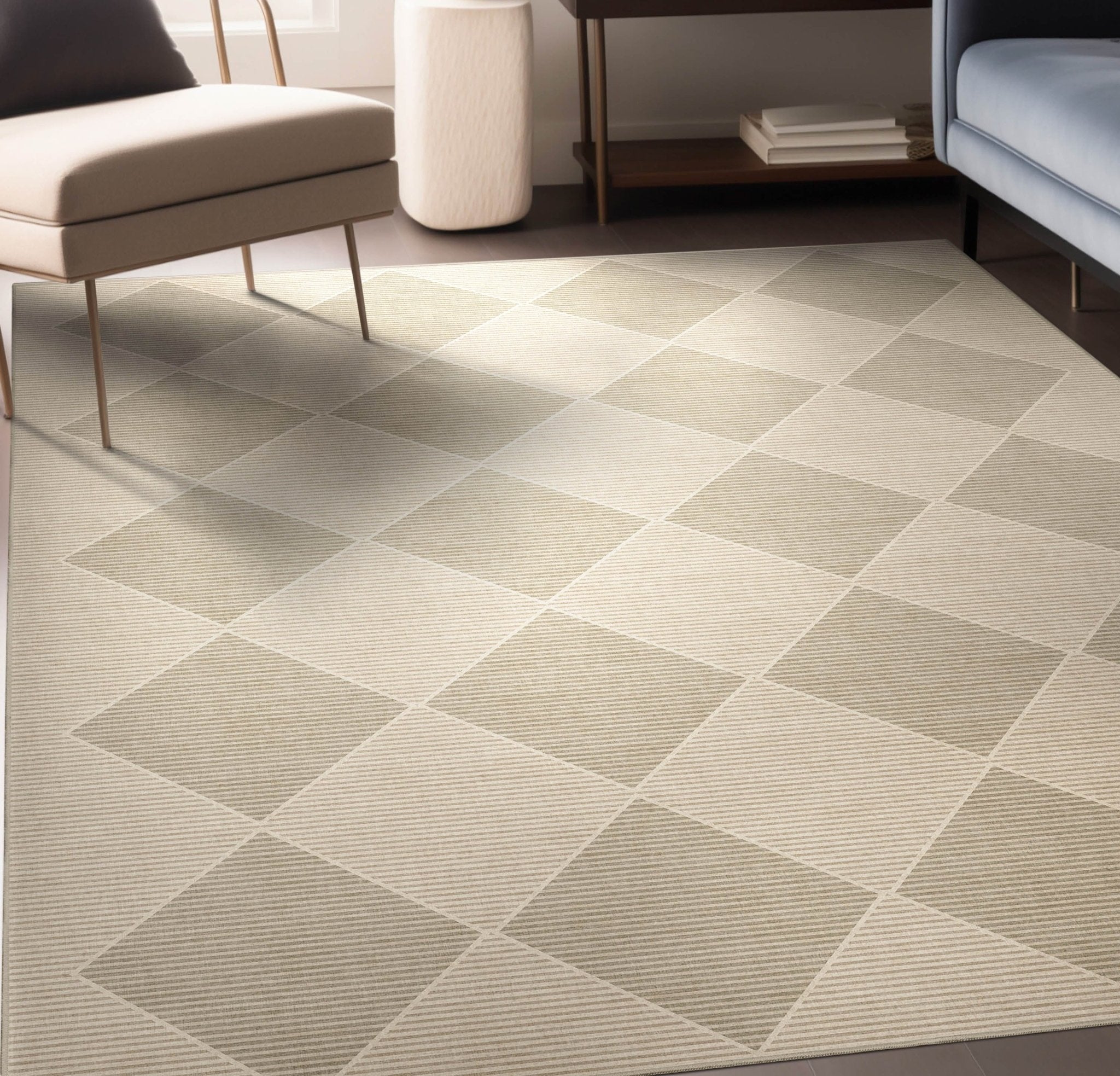 Apollo Basalt Moroccan Diamond Flatwoven Rug – Easy Clean & Durable、mySite、gigharbornorthrealestate