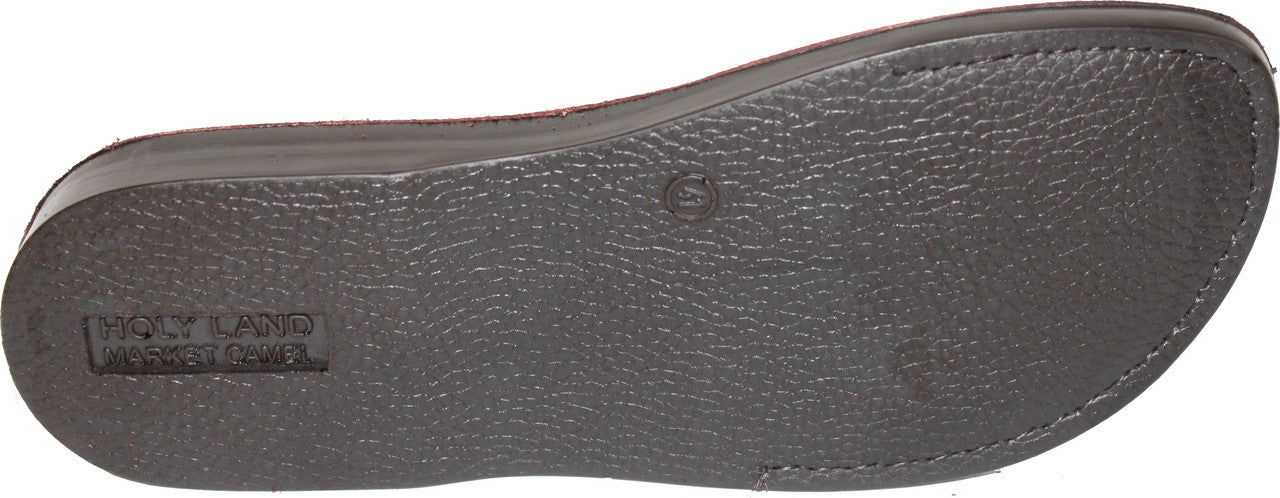 Holy Land Market Men/Women Biblical Jesus Leather/Embroidered Sandals/Slides From Jerusalem (Moses Style)、mySite、topwebapps