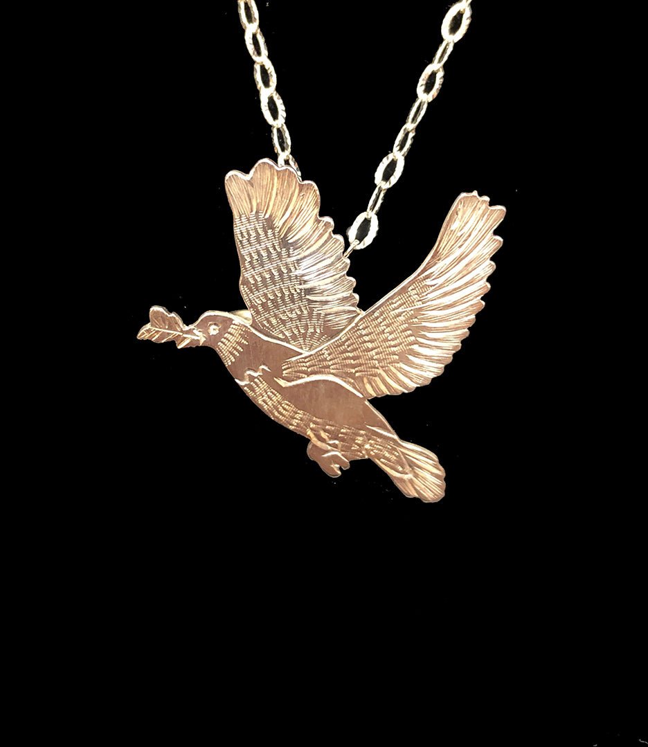  Limited Edition Sterling Peace Dove Necklace、mySite、elrpsem3k