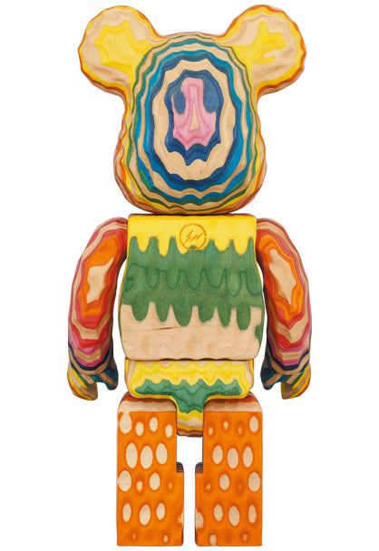  400% Bearbrick Karimoku Fragment Design Haroshi Vertical Carved Wooden、mySite、greenlandpopulation