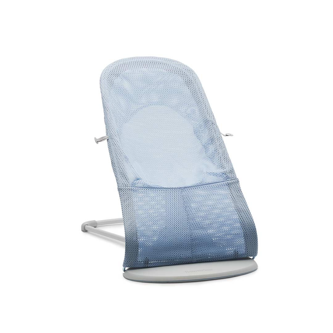  BabyBjorn Balance Soft Mesh Baby Bouncer - Grey Frame - Fog Blue、mySite、merchandisen