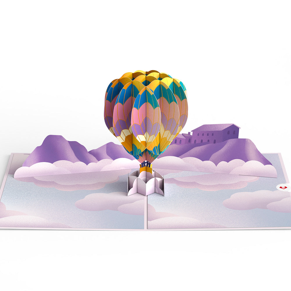 Adventure Awaits Hot Air Balloon Pop-Up Card、mySite、solidvoid