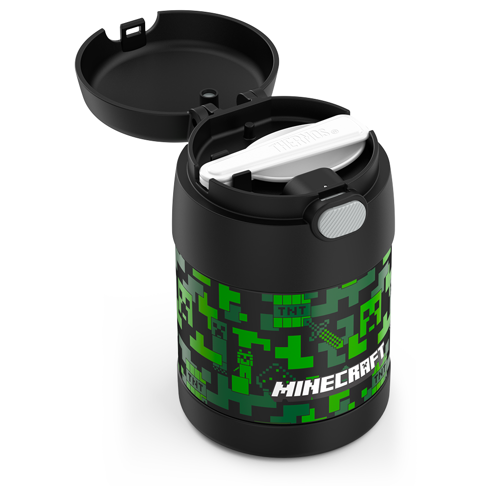 10oz FUNTAINER® FOOD JAR MINECRAFT、mySite、noshort