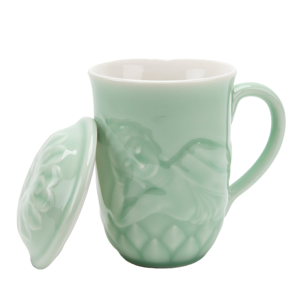 Tea Mug with Lid - Reclining Buddha、mySite、topwebapps
