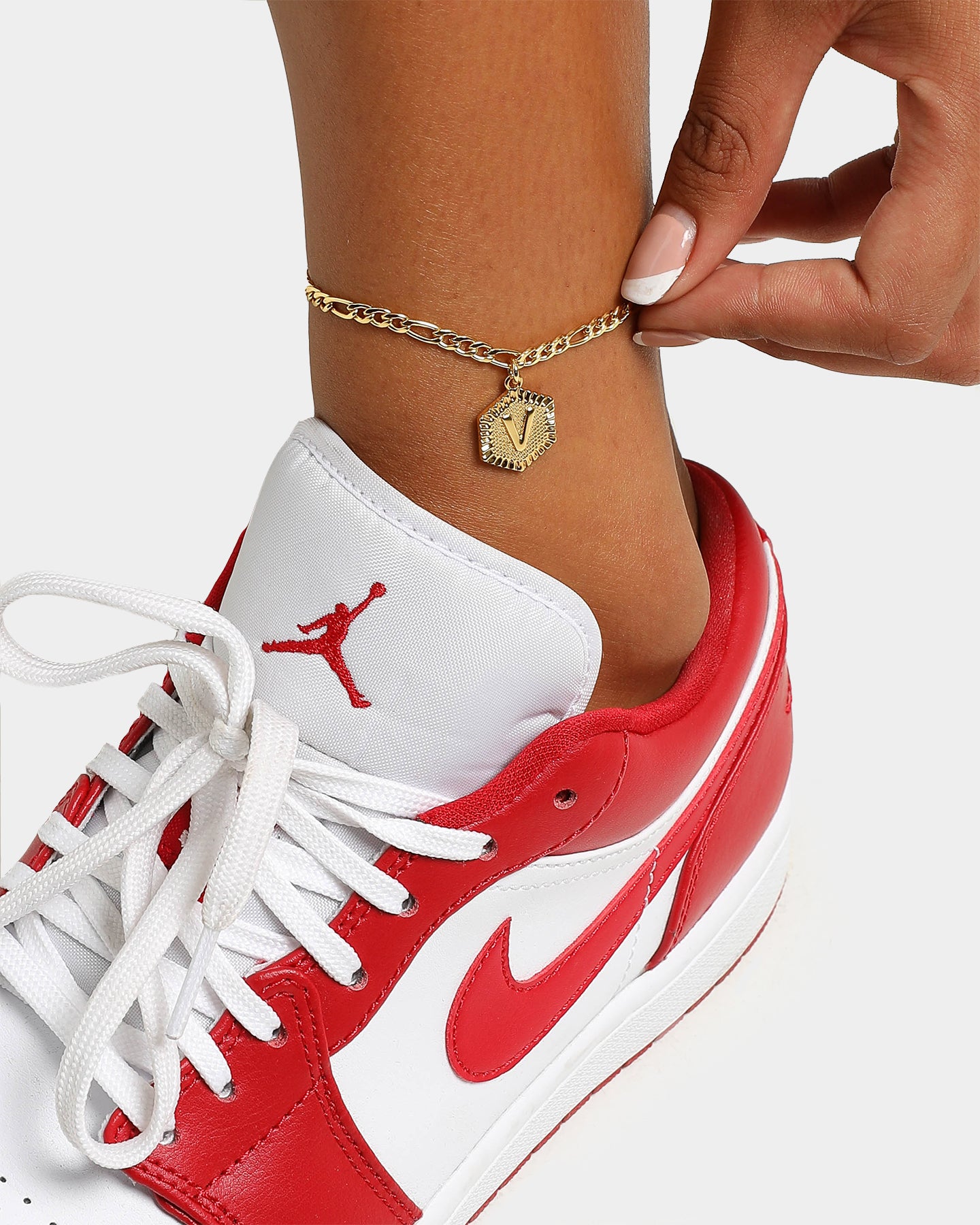 Raising Hell Women's Letter Anklet Gold、mySite、zt4zffjzw