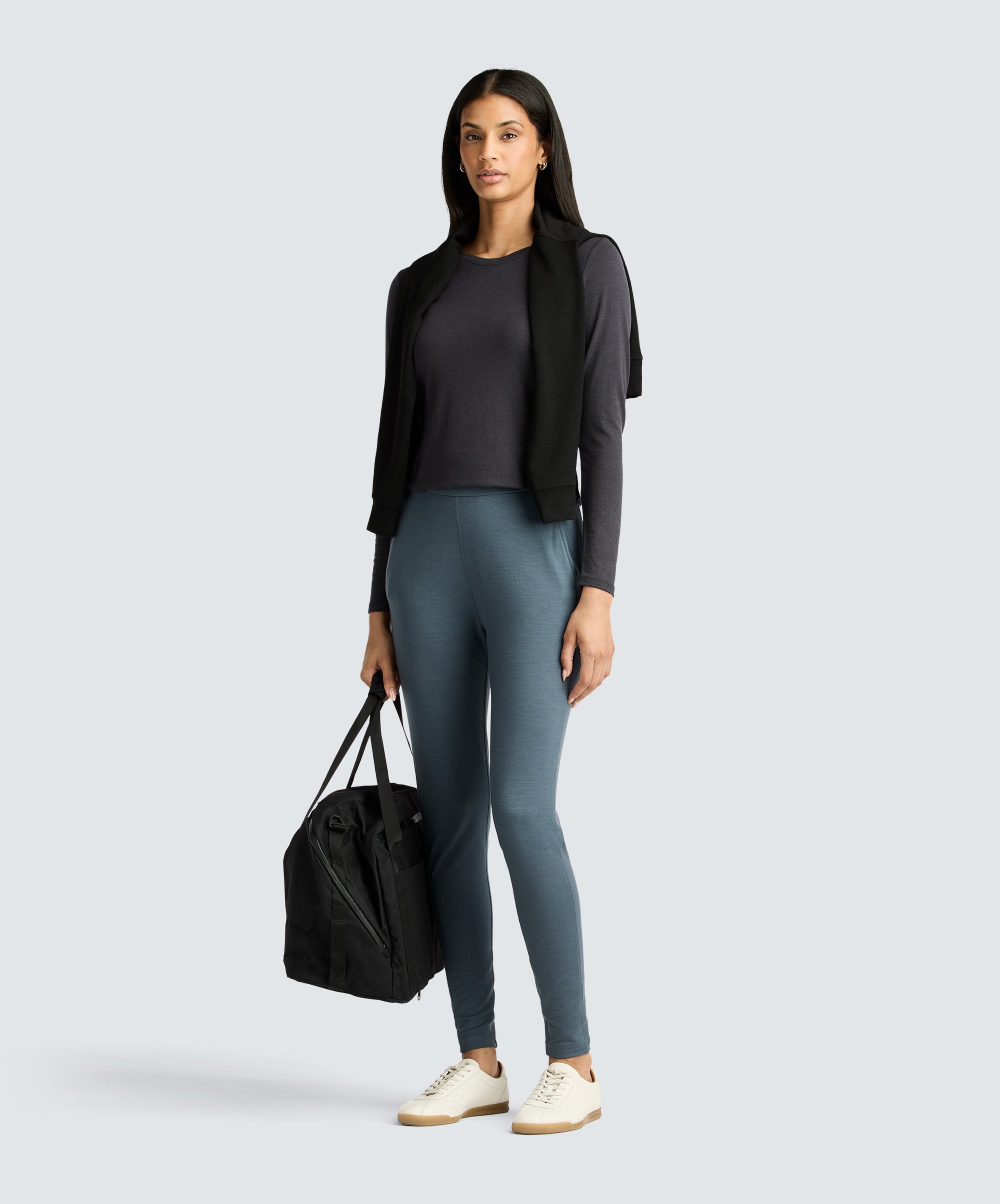 Women's Long Sleeve Merino Crew、mySite、noshort