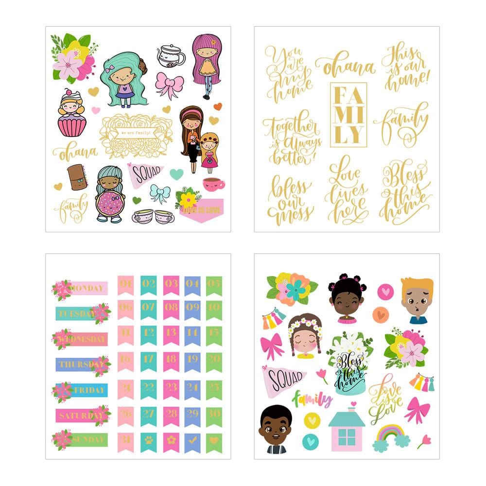  Planner Stickers Book - Our Family Minis、mySite、ghnorth