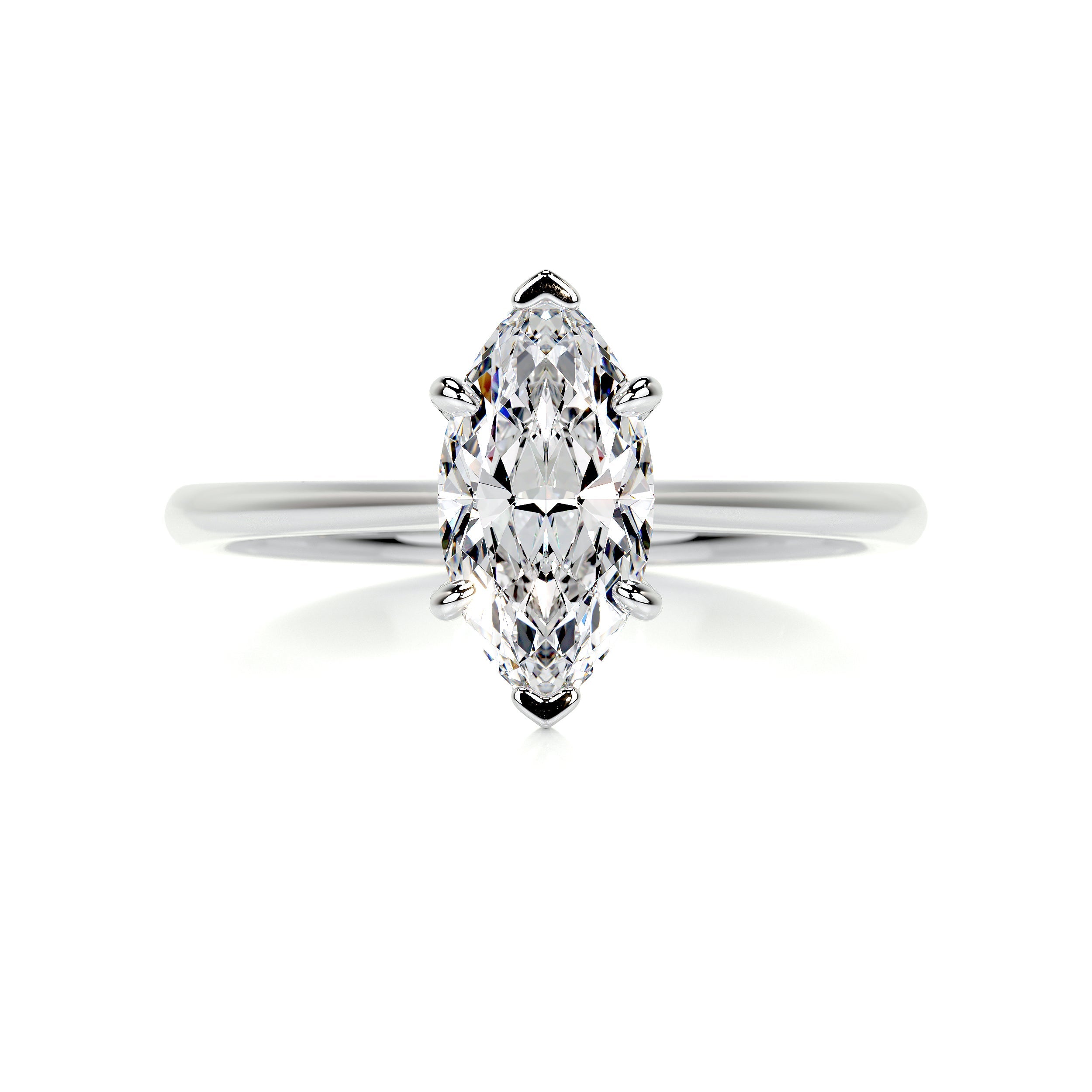 Samantha Moissanite Ring -18K White Gold、mySite、hinf8tx79