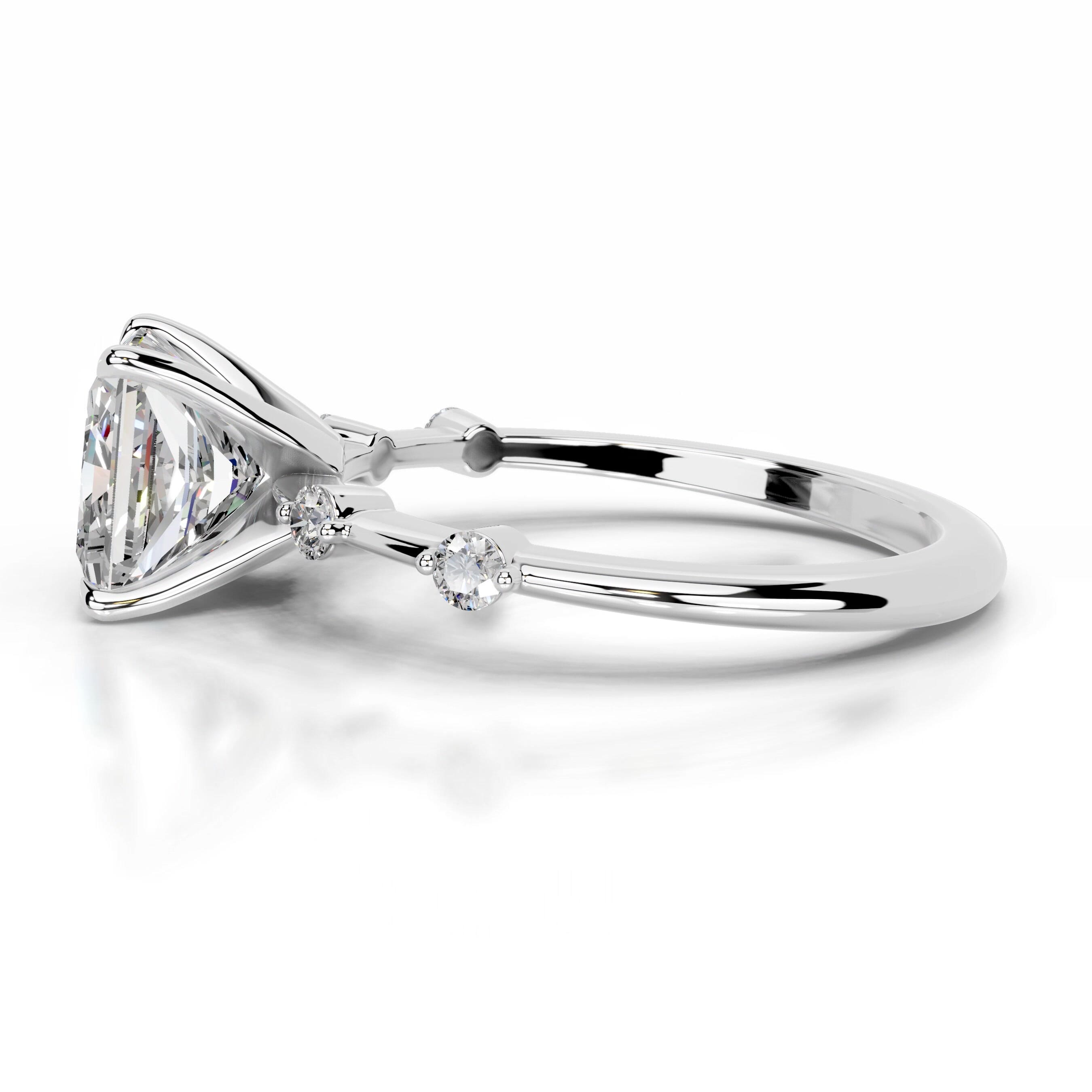 Timmey Moissanite & Diamond Ring - 18K White Gold、mySite、hinf8tx79