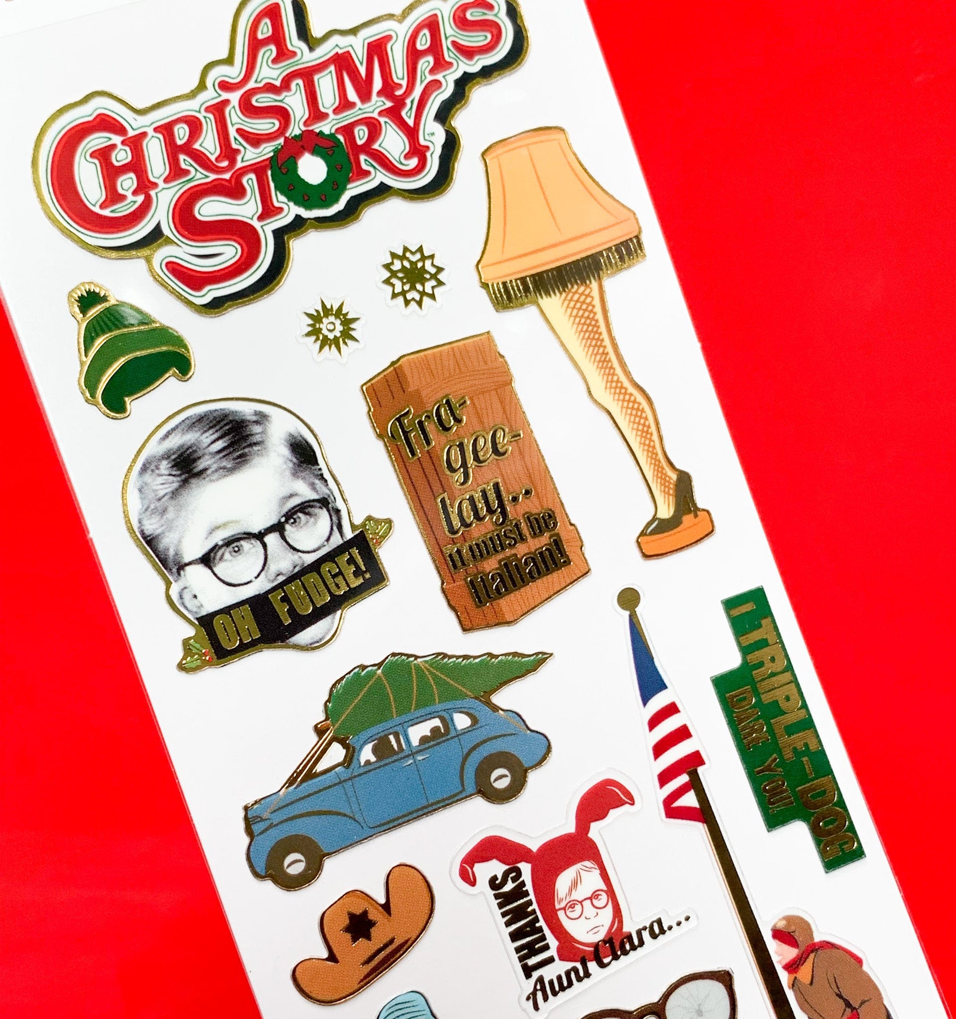  Foil Stickers - A Christmas Story、mySite、ghnorth