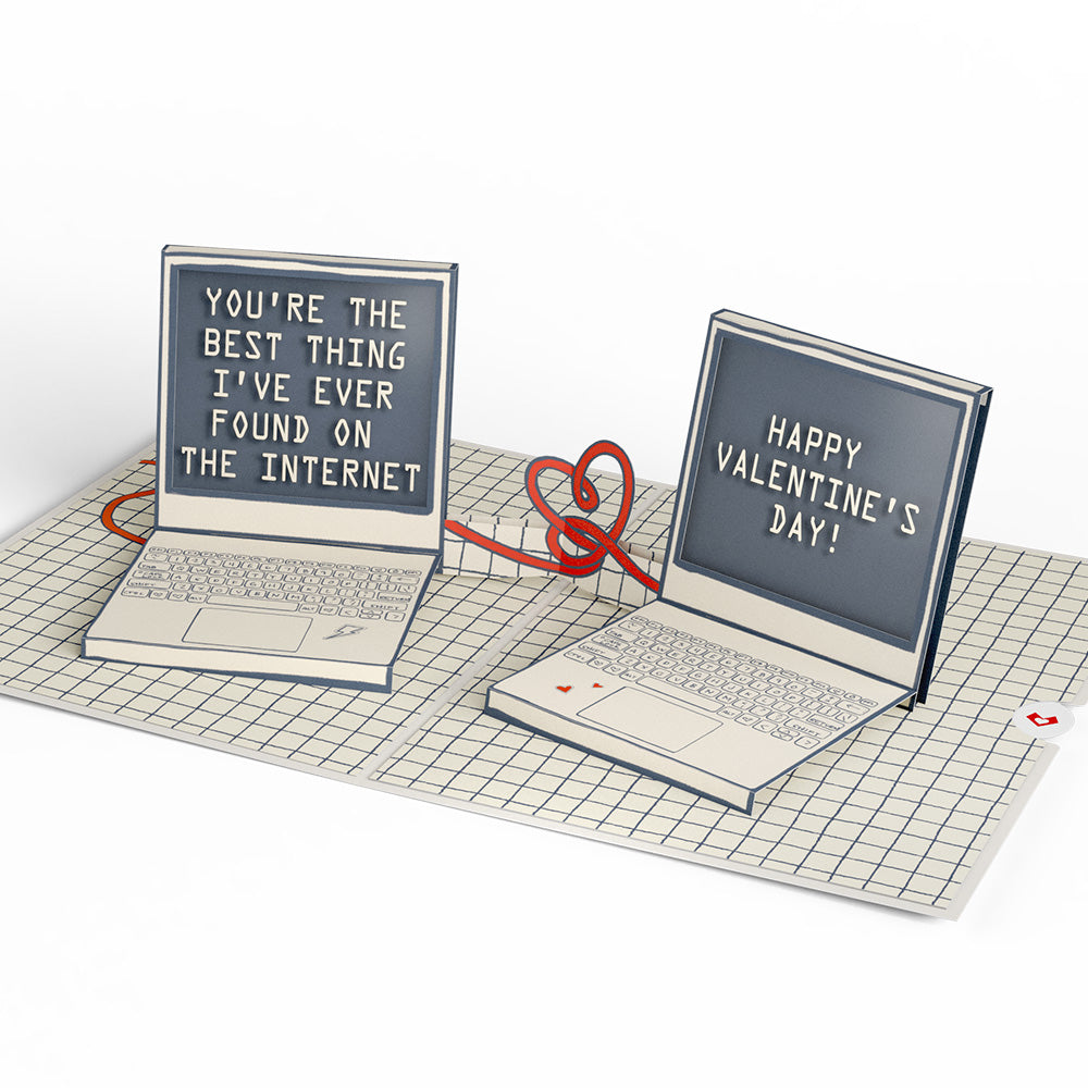 Best Thing I've Found on the Internet Valentine's Day Pop-Up Card、mySite、solidvoid