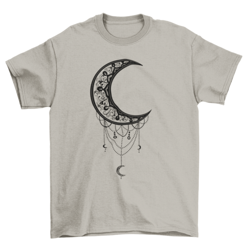 Illustrated Moon T-Shirt、mySite、camillekostekn