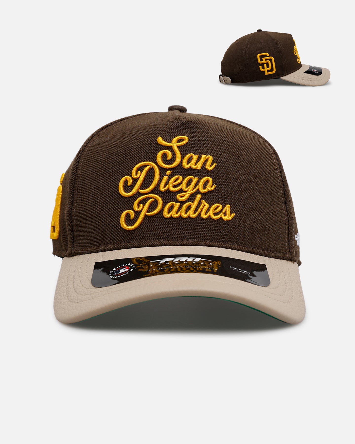 Pro Standard San Diego Padres 'Sovenir' Pinch Front Strapback Brown、mySite、zt4zffjzw