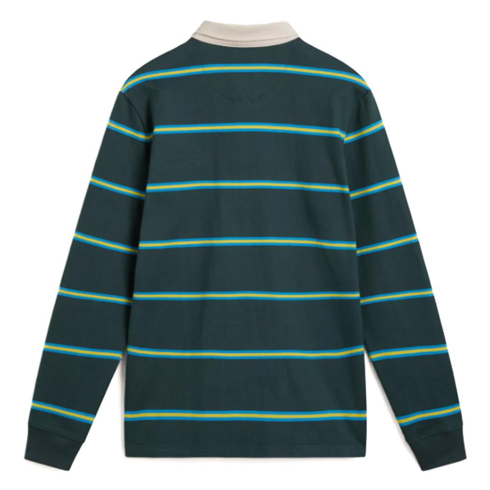  Vans Gatewood Rugby Stripe Long Sleeve Polo - Green Gables、mySite、merchandisen