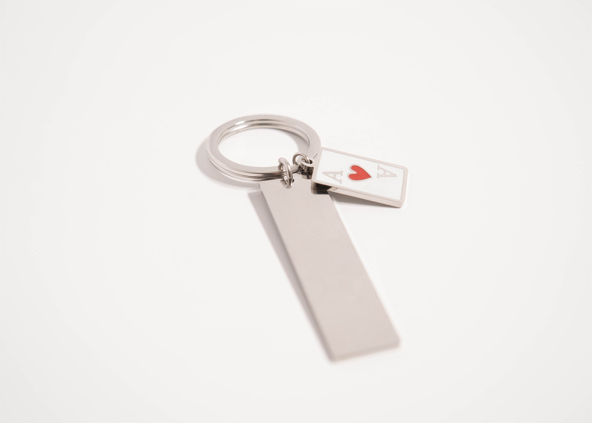 18K Gold PVD Stainless Steel Ace of Hearts Playing Card Pendant / PDL0258、mySite、dreamappss