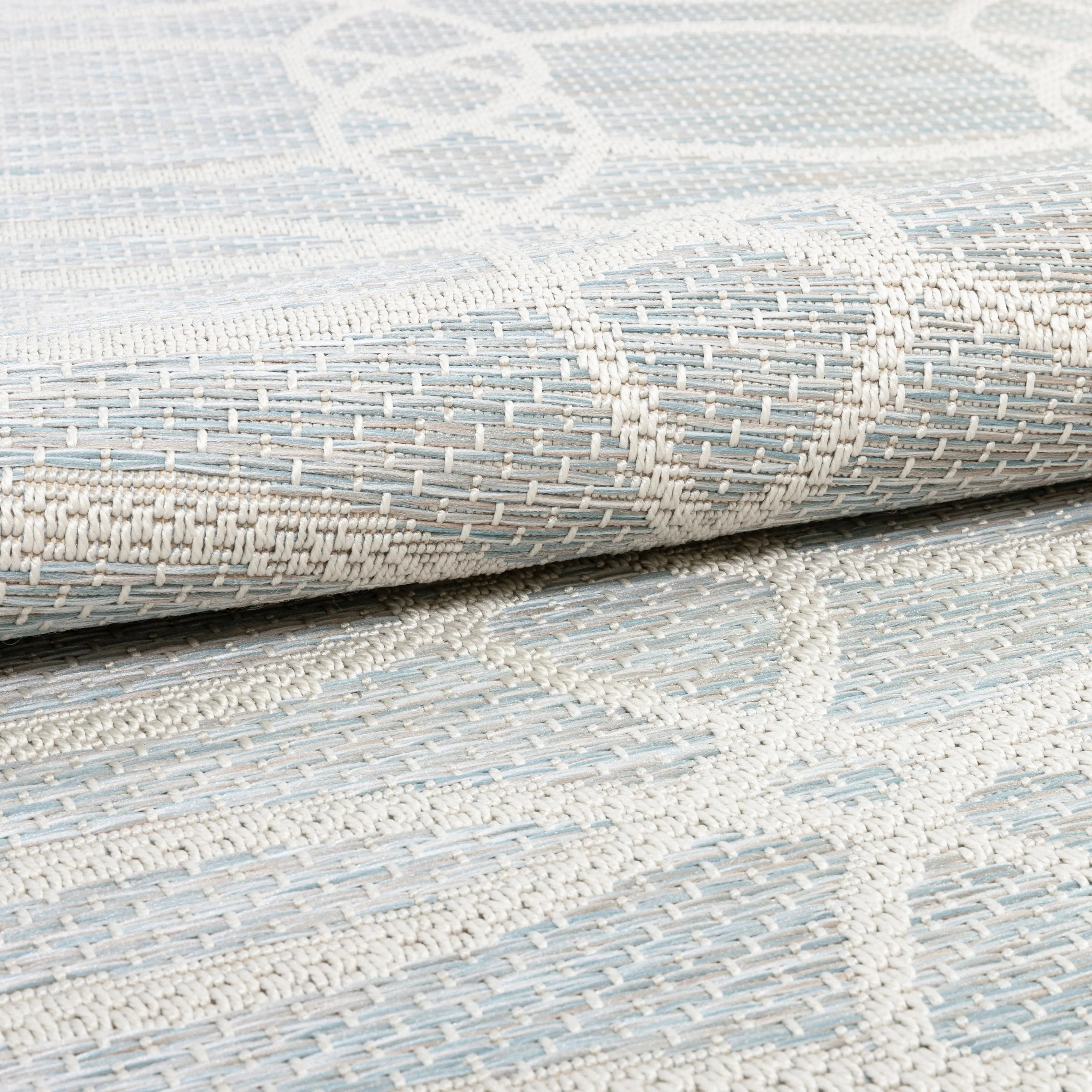 Tocha Modern Geometric Blue Flatweave Rug、mySite、gigharbornorthrealestate