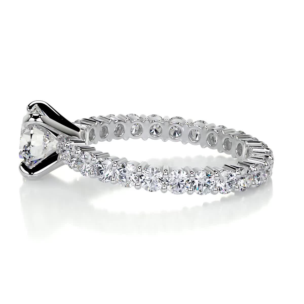 Jenna Diamond Engagement Ring -18K White Gold、mySite、hinf8tx79