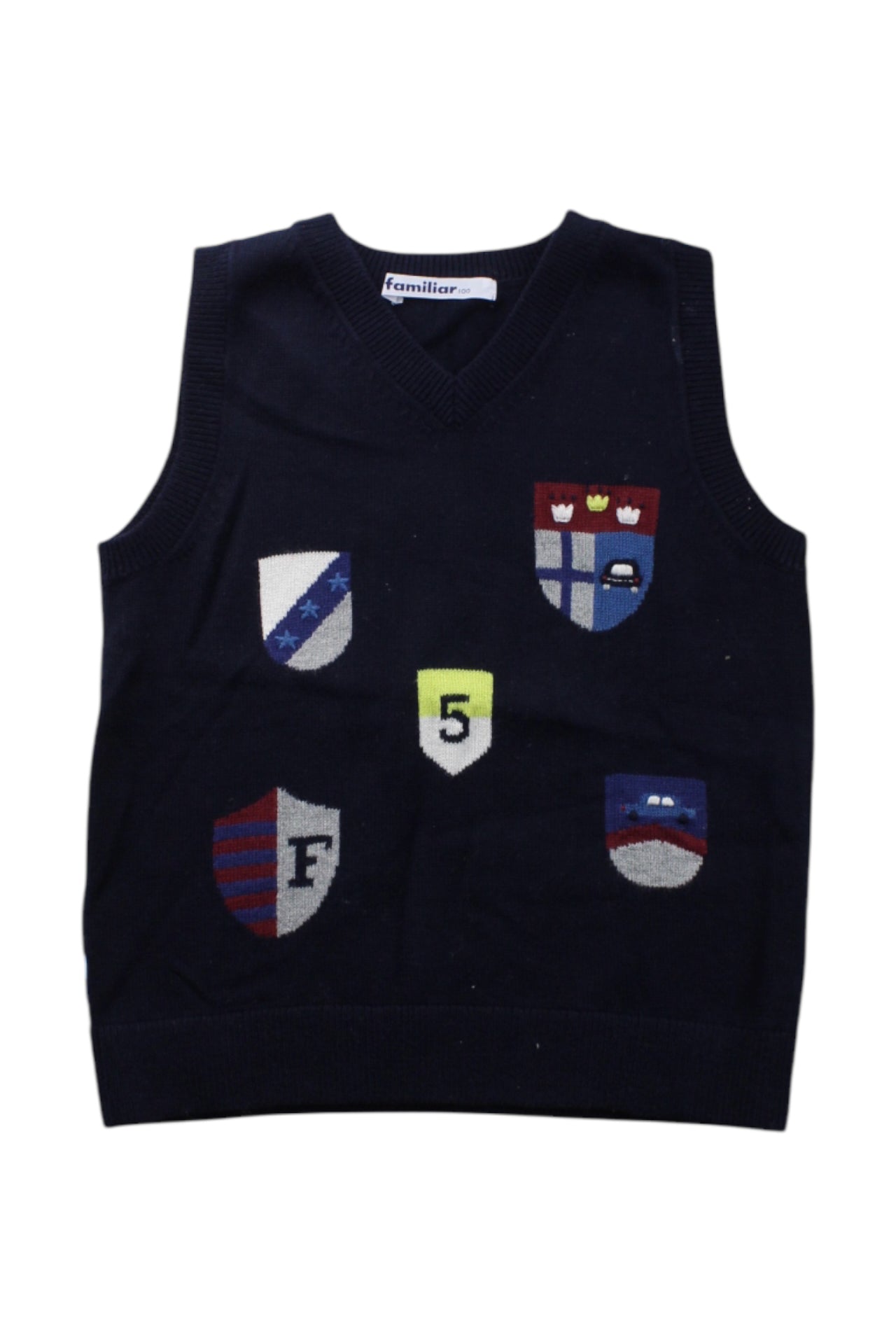 Familiar Shield Sweater Vest 2-3T、mySite、g9winljtr