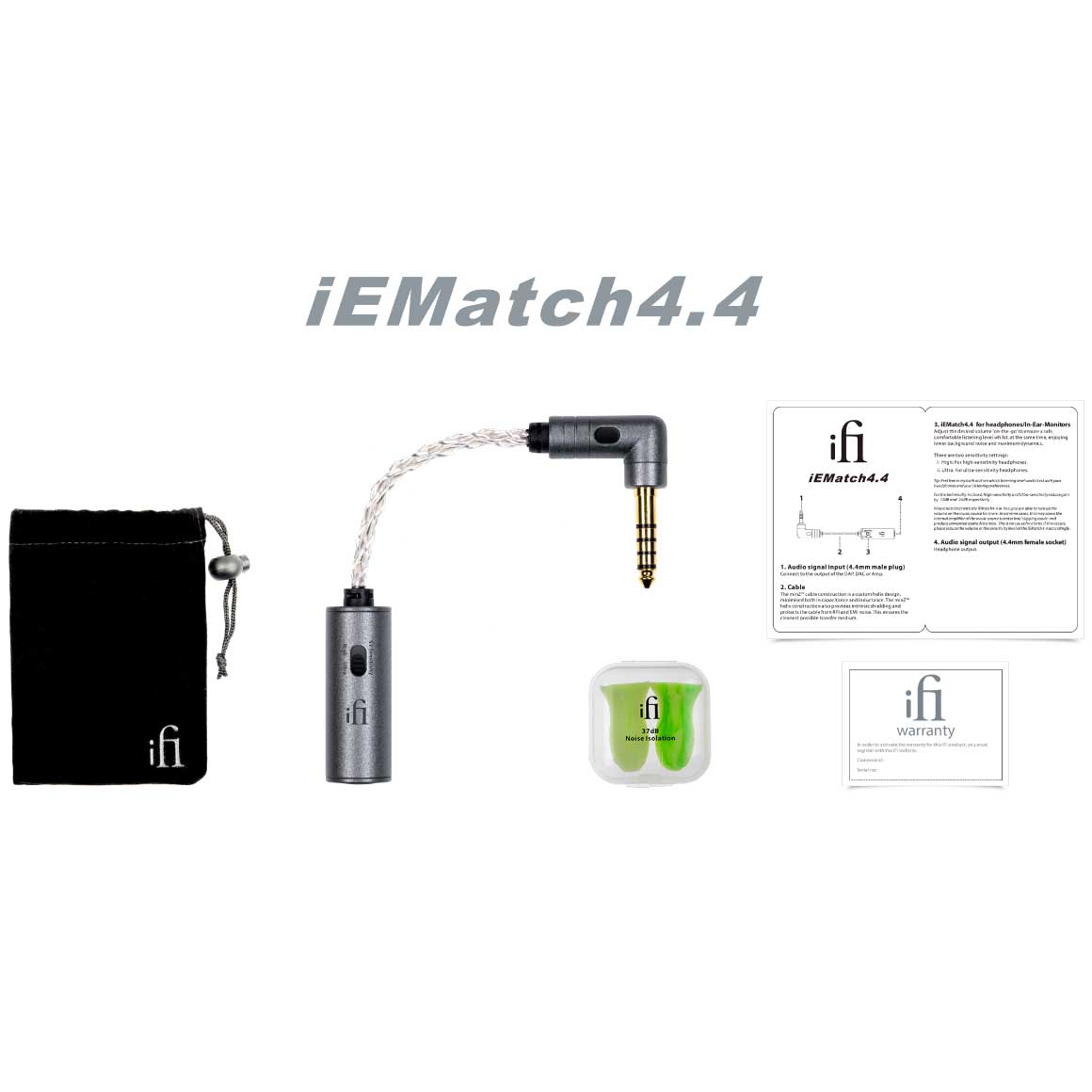 iFi Audio - iEMatch、mySite、merchandisen