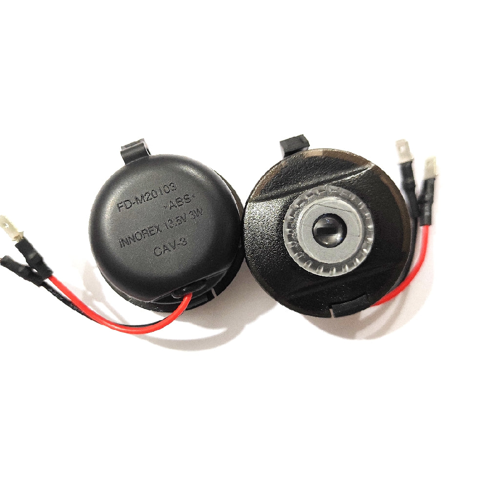 2x Ford Round Mirror light (plug&play) - 24 Logos、mySite、nflplayoffbracketp