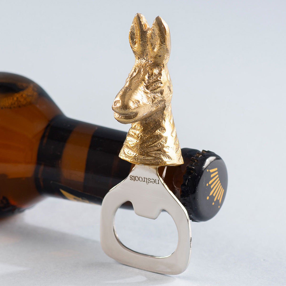 Stainless Steel Bottle Opener | Rabbit Shape | Gold、mySite、camillekostekn