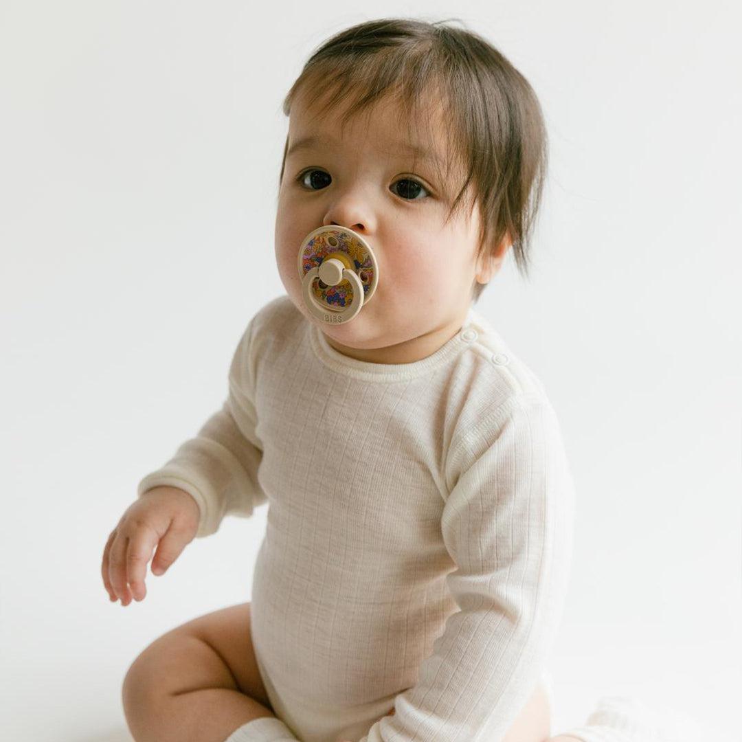  BIBS X LIBERTY Colour Latex Pacifier - 2 Pack - Blush Mix - June Blossom、mySite、merchandisen