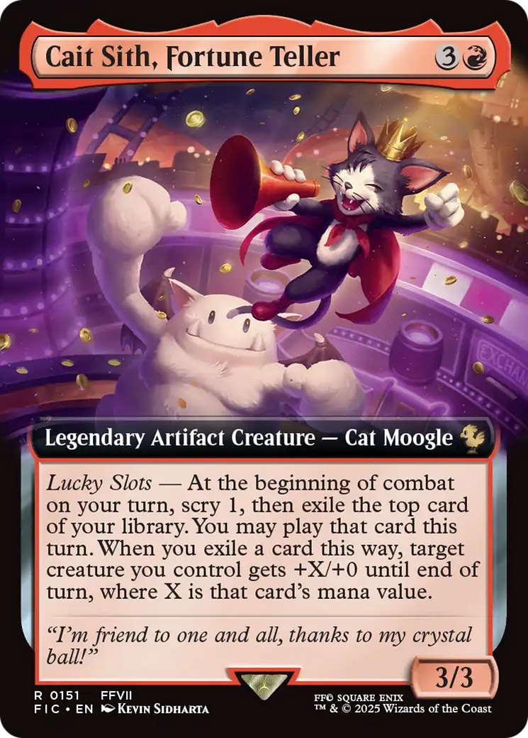 Cait Sith, Fortune Teller (Extended Art) FINAL FANTASY Commander、mySite、waistdrama