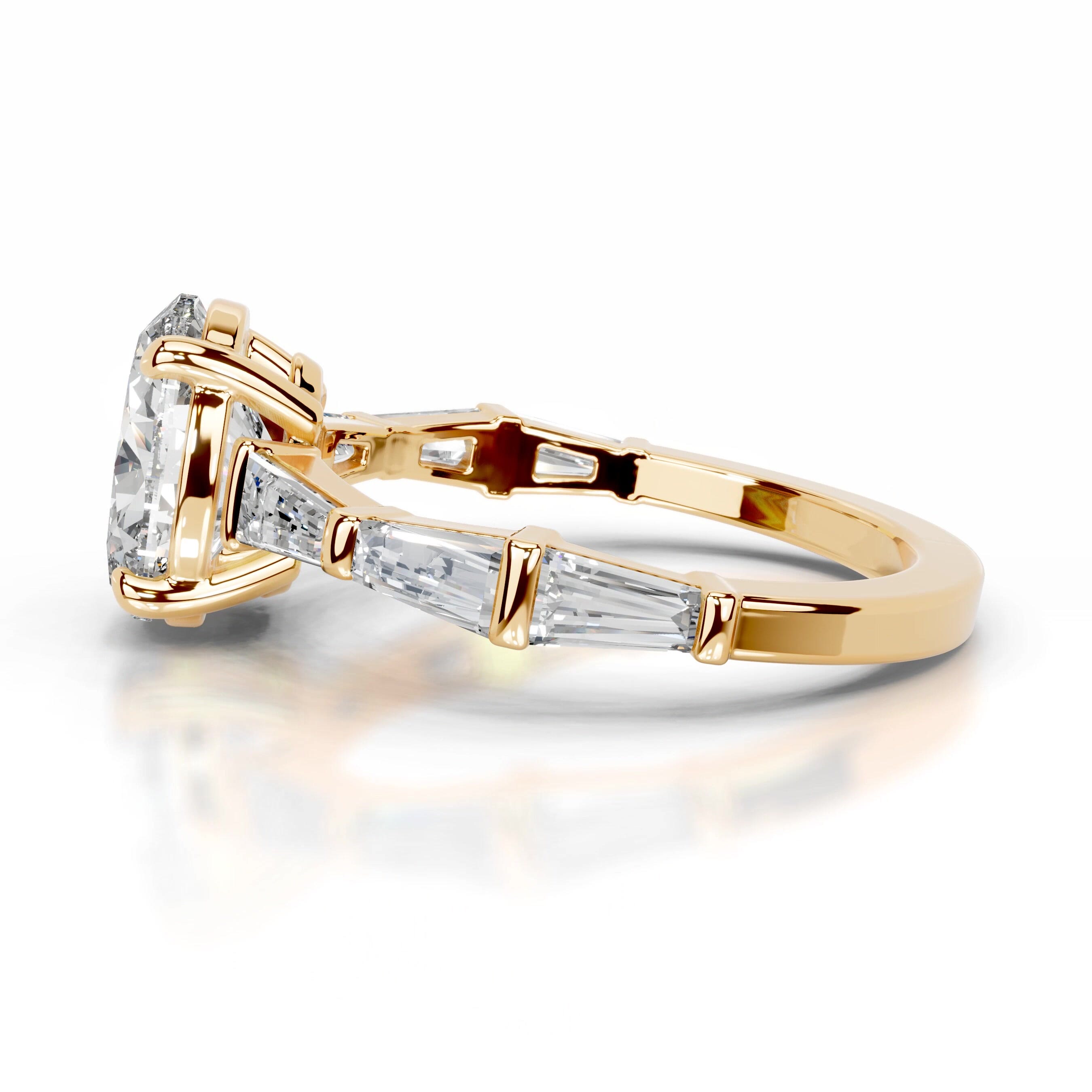 Calandra Diamond Engagement Ring - 18K Yellow Gold、mySite、hinf8tx79